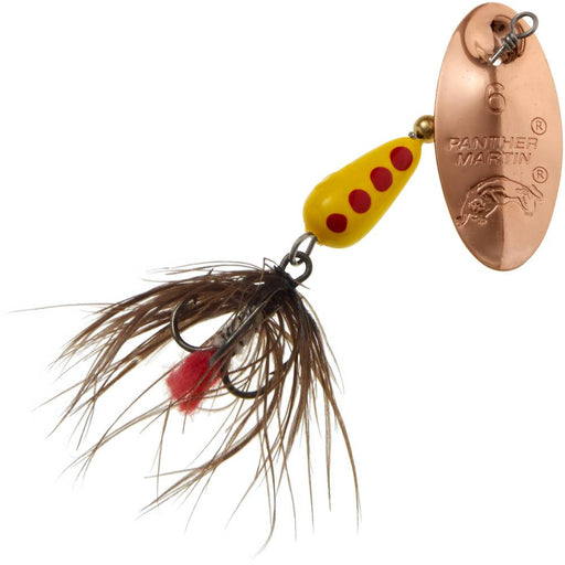 Panther Martin 1/16 Oz Regular Fly Copper/Yellow/Brown - FishAndSave