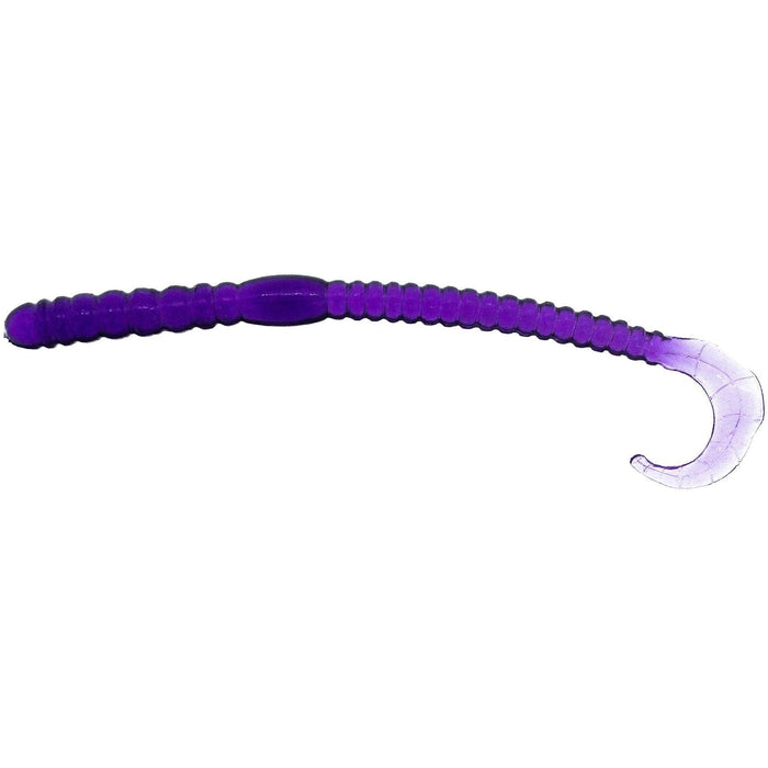 FAS Curly Tail Worms 5-1/2" Many Colors Avail. (Bulk/Packaged) Pack Of 10 - FishAndSave