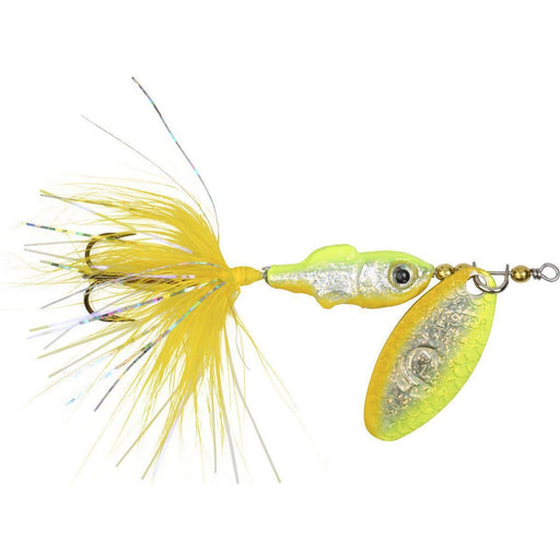 Worden's Rooster Tail Minnow 1/16 oz. Chartreuse Shinner - FishAndSave
