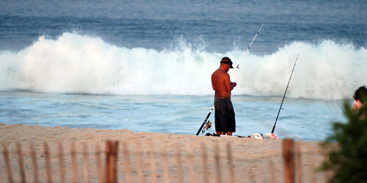 best beach fishing pole Toadfish Surf Rods piece rods are split 50/50 to make for the convenience of travel. The Best Surf Fishing Rods