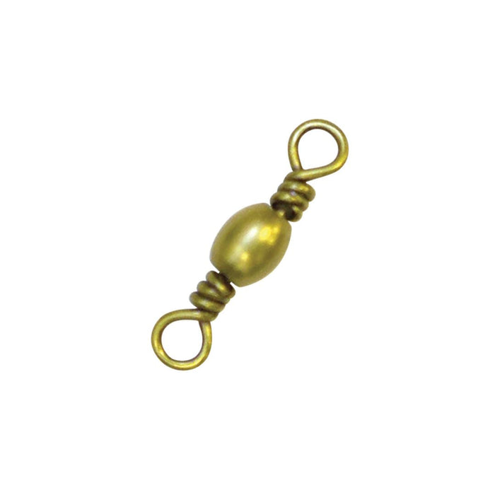Eagle Claw Barrel Swivel Sz 2/0 Qty 3 Brass