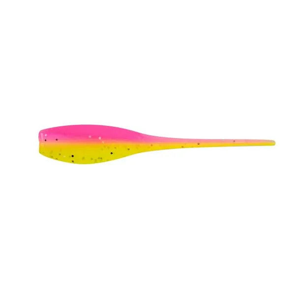 Bobby Garland Mo'Glo Baby Shad 2" Qty 18 Electric Lemonade