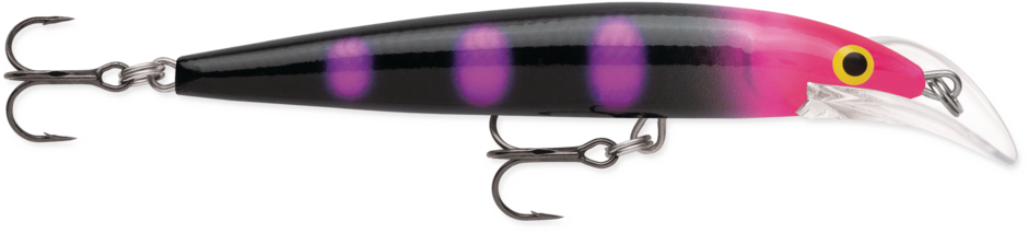Rapala Scatter Rap Deep Husky Jerk 4" 3/8 Oz Black Light