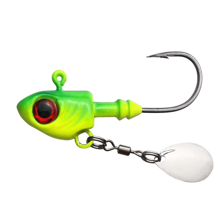 FAS Minnow Underspin Swimbait Jig Head W/ Colorado Blade Qty 1