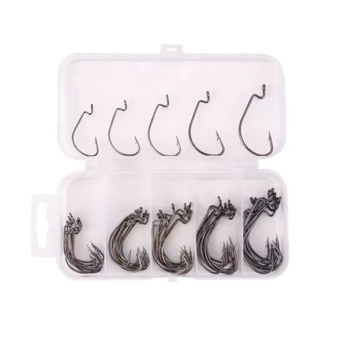 FAS Worm Hook Tackle Box Kit Qty 50