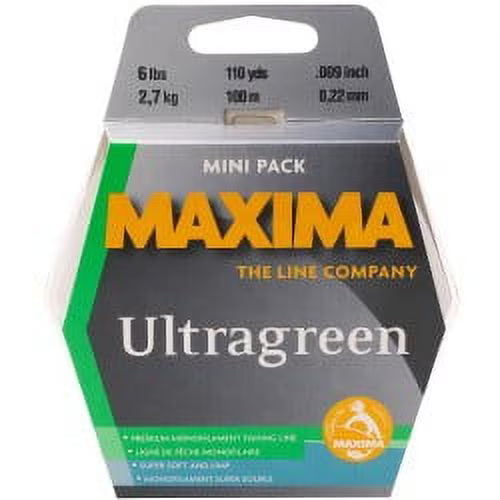 Maxima Monofilament Ultragreen 100 Yds 6Lb Moss Green