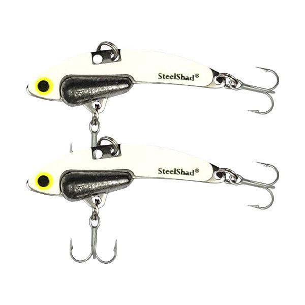 Steelshad Mini Series 1.75" 1/4 Oz Qty 2 Glow White