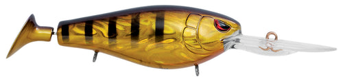 Spro Madeye Shad 55, 3/8 Oz 2.1" Gold Purple Perch