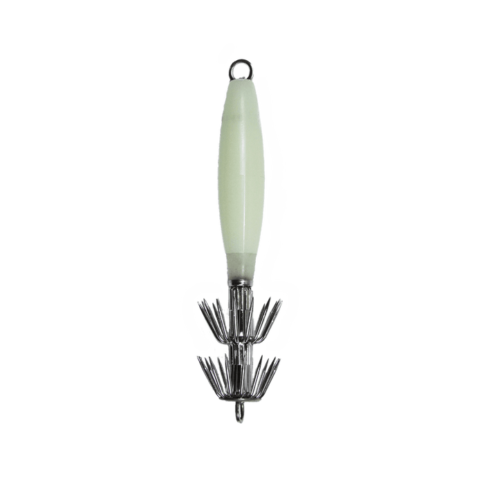 Ahi USA Hard Body Squid Jig 2 - Hooks Luminous Glow - JigsPromar Ahi6"New Arrival837508001433FishAndSave