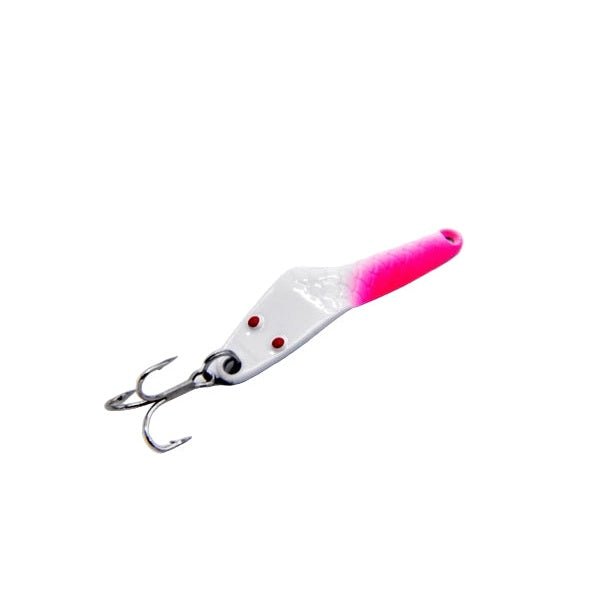 Al's Goldfish Lil' 49er Ice Jig 1 - 3/4" 1/4 Oz White Pink Glow - JigsAl'sFreshwater038866221130FishAndSave