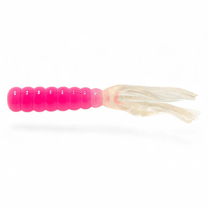 Anglers Choice Intact Grub 2" Qty 15 - PlasticsAnglers ChoiceHot Pink PearlBass790571192814FishAndSave