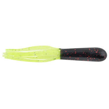 Apex Salted Mini - Tube 1.5" Qty 15 - PlasticsApexBlack/ChartreuseFreshwater038685826752FishAndSave