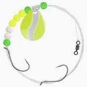 Apex Waly Spin Rig Qty 1 - SpinnersApexWhite/Chartreuse#3FreshwaterFishAndSave