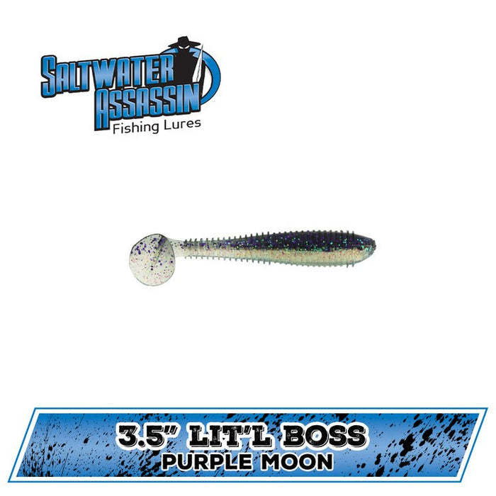 Bass Assassin Saltwater Lit'l Boss Swimbait 3-1/2 Bass Assassin Saltwater Lit'l Boss Swimbait 3-1/2