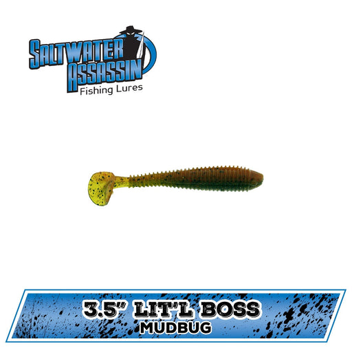 Bass Assassin Saltwater Lit'l Boss Swimbait 3-1/2" - FishAndSave