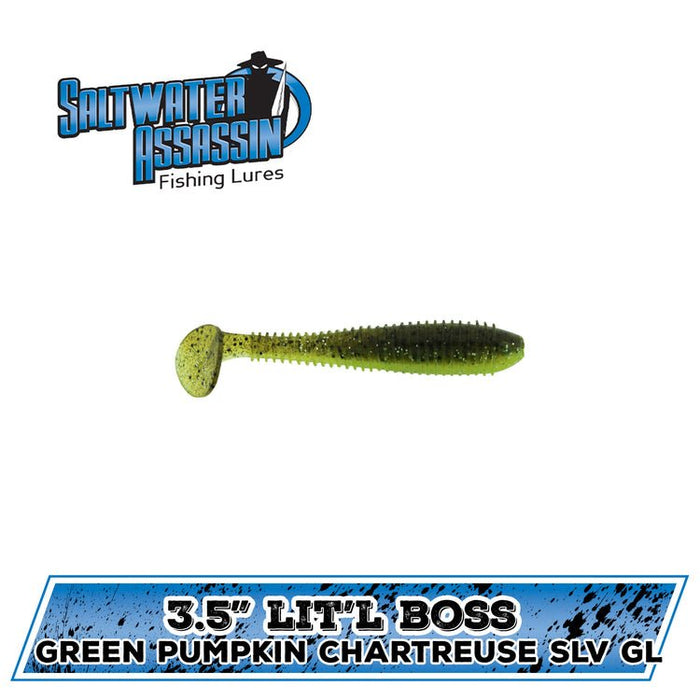 Bass Assassin Saltwater Lit'l Boss Swimbait 3-1/2 Bass Assassin Saltwater Lit'l Boss Swimbait 3-1/2