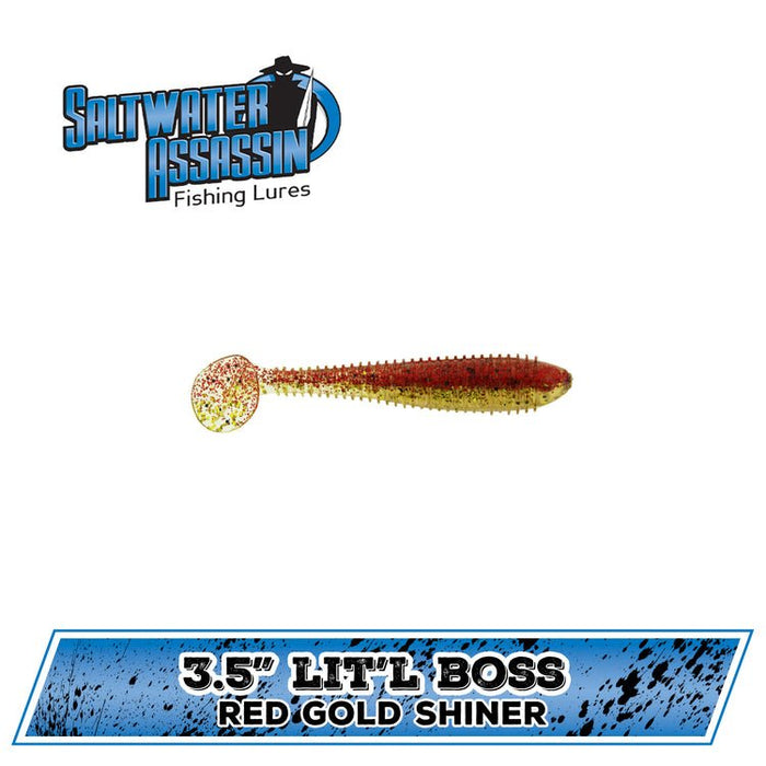 Bass Assassin Saltwater Lit'l Boss Swimbait 3-1/2 Bass Assassin Saltwater Lit'l Boss Swimbait 3-1/2