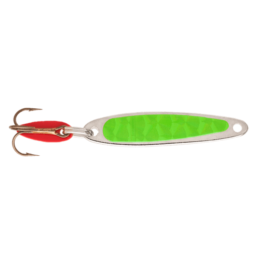 Bay - De - Noc Swedish Pimple Jigging Lure 1 - 3/4" 1/4 Oz Chartreuse Prism - JigsBay de noc LuresFreshwater045816401047FishAndSave