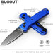Benchmade BM535 535 Bugout Axis - Non Serrated - Blue Handle - Tools & KnivesBenchmadeClearanceFishAndSave