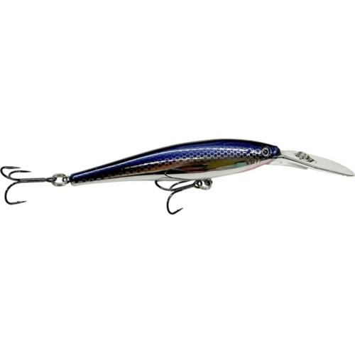 Berkley Flicker Minnow 9, 3.5" 1/3 Oz - CrankbaitBerkleyGrape ChromeBass028632334027FishAndSave