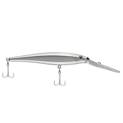 Berkley Flicker Minnow 9 Slow Rise 3.5" 1/3 Oz - CrankbaitBerkleyChromeBass028632919262FishAndSave