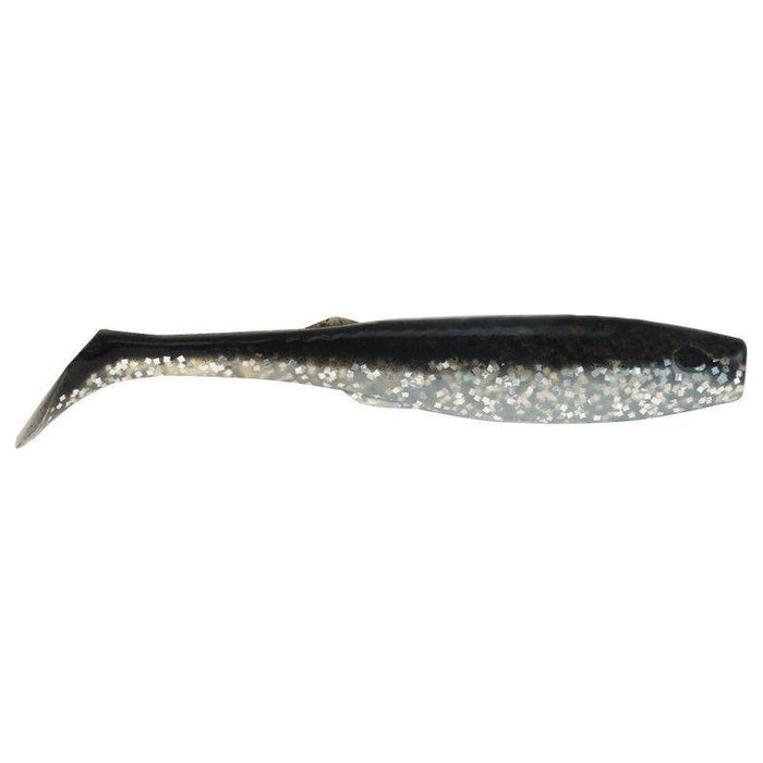 Berkley Gulp! Alive! Saltwater Paddleshad, Pint 4x7, 4", Black Silver - PlasticsBerkleySaltwater028632916926FishAndSave