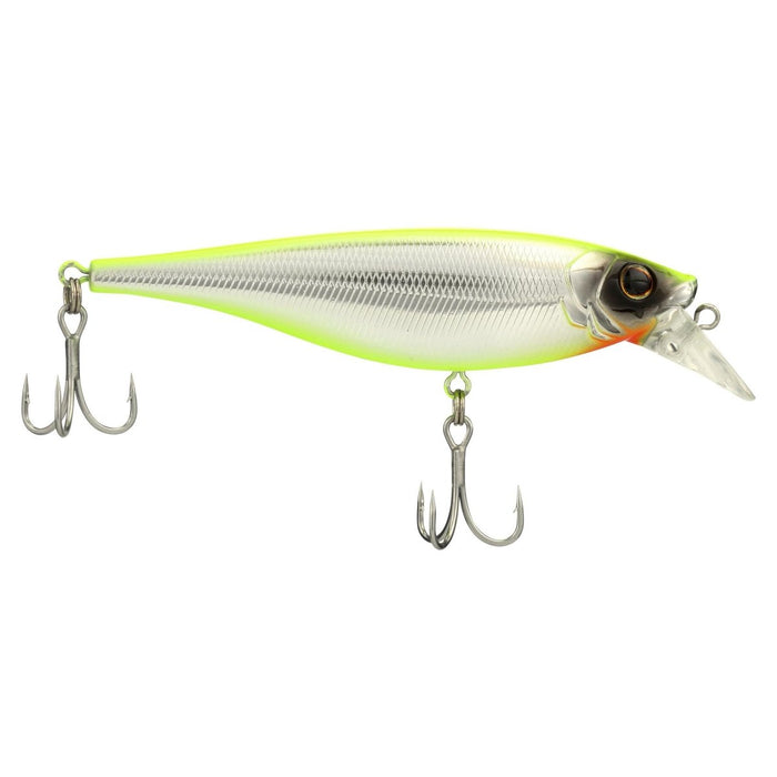 Berkley Juke 100 Saltwater Hardbait 4" 11/16 Oz - CrankbaitBerkleyChrome ChartreuseFreshwater028632302248FishAndSave