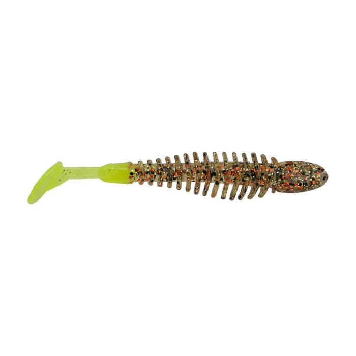 Berkley PowerBait Bonefish 2.5" Qty 10 - PlasticsBerkleyGold Cracker/ChartreuseBass028632309223FishAndSave