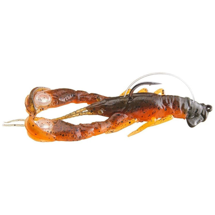 Berkley Powerbait Clatter Craw 3.5" 1/2 Oz Qty 2 - PlasticsBerkleyGreen Pumpkin OrangeBass028632015148FishAndSave