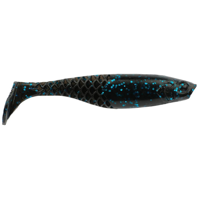 Berkley Powerbait Paddlin' Power Stinger 4.25" Qty 5 - PlasticsBerkleyBlack/Blue FlakeFreshwater028632336908FishAndSave