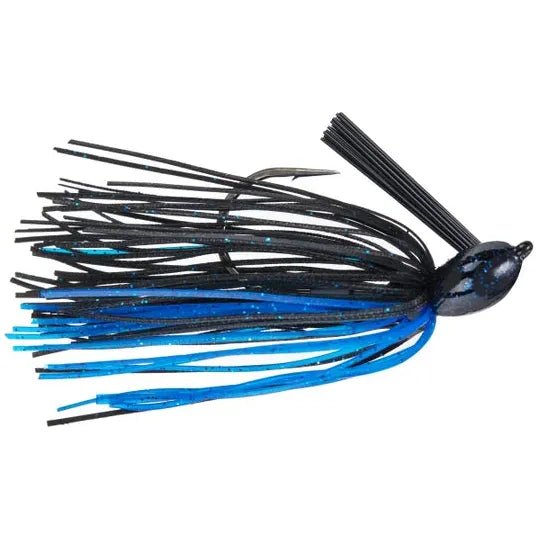 Berkley PowerBait Scented Silicone Skirt Flipping Jig 3/4 Oz Black/Blue - JigsBerkleyBass028632981207FishAndSave