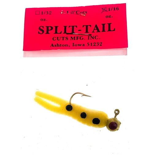Better Baits Lil Cuts Spilt Tails W/ Jig Head Card Of 12 Vintage) - FishAndSave