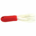 Betts Mini Tube Tail 1 - 1/2" Qty 20 - PlasticsBettsRed/WhiteFreshwater042621093665FishAndSave