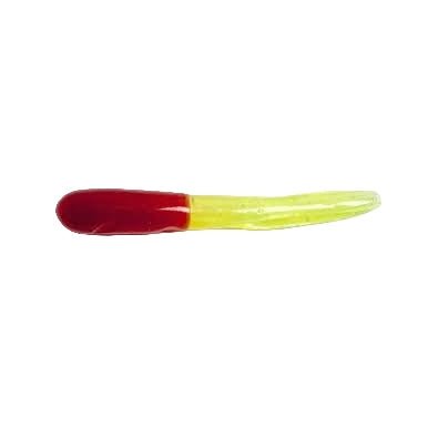 Betts Mini Tube Tail 1 - 1/2" Qty 20 - PlasticsBettsRed/ChartreuseFreshwater042621093726FishAndSave
