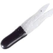 Betts Mini Tube Tail 1 - 1/2" Qty 20 - PlasticsBettsBlack/PearlFreshwater042621093764FishAndSave