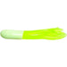Betts Mini Tube Tail 1 - 1/2" Qty 20 - PlasticsBettsWhite/ChartreuseFreshwater042621093795FishAndSave