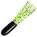 Betts Mini Tube Tail 1 - 1/2" Qty 20 - PlasticsBettsBlack Chartreuse GlitterFreshwater042621093832FishAndSave