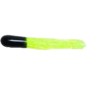 Betts Mini Tube Tail 1 - 1/2" Qty 20 - PlasticsBettsBlack/ChartreuseFreshwater042621093849FishAndSave
