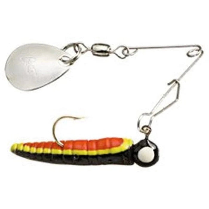 Betts Spin Grub 1/32 Oz Qty 1 - SpinnersBetts SpinPK Black/Yellow Stripe/Red BellyFreshwater042621152355FishAndSave