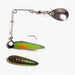 Betts Spin Grub/Split Tail Qty 1 - SpinnersBetts SpinBlack Stripe/Chartreuse/Orange (Grub)1/32 OzFreshwater042621152317FishAndSave