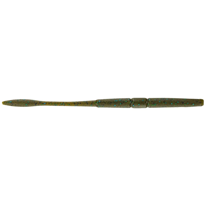 Big Bite Baits Nekorama Worm 7" Qty 12 - PlasticsBig Bite BaitsMatte Green Pumpkin BlueBass888151081532FishAndSave