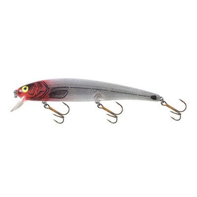Bomber Lures Long A B15A 4 - 1/2" 1/2 Oz - CrankbaitBomber LuresSilver Flash Red Head White BackBass032256017211FishAndSave