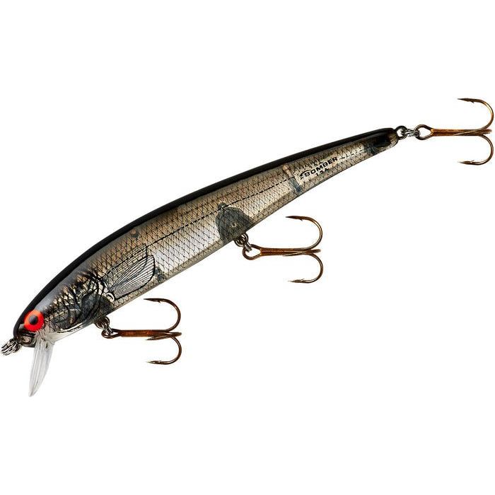 Bomber Lures Long A B15A 4 - 1/2" 1/2 Oz - CrankbaitBomber LuresSilver Flash Black BackBass032256017112FishAndSave