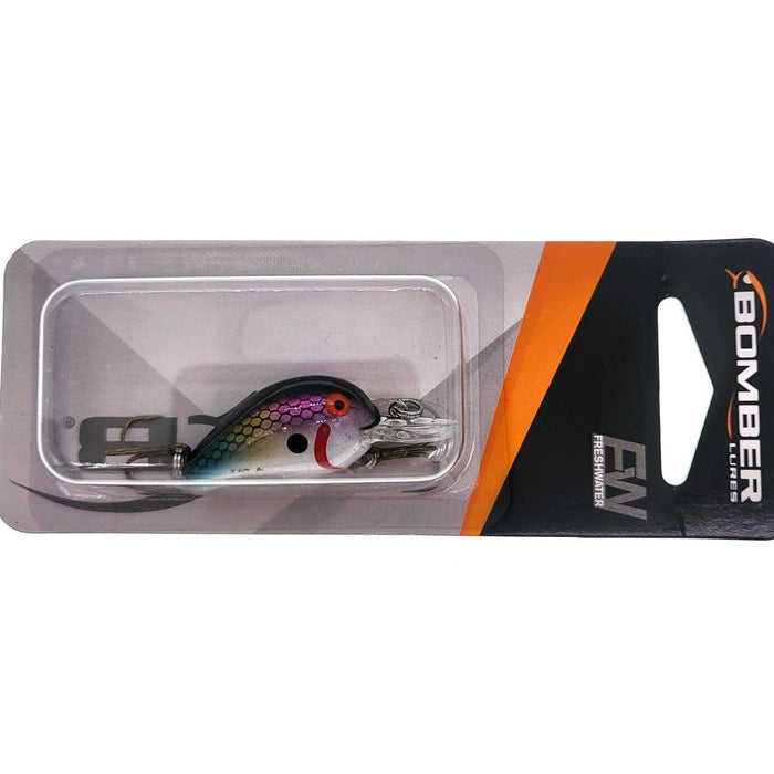 Bomber Lures Fat A 1 - 3/4" - CrankbaitBomber LuresPurple/Gold/Blue BackFreshwater020554059118FishAndSave