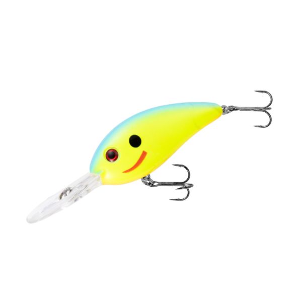 Bomber Lures Fat Free Fry 2" 1/4 Oz - CrankbaitBomber LuresChartreuse BlueBass032256253206FishAndSave