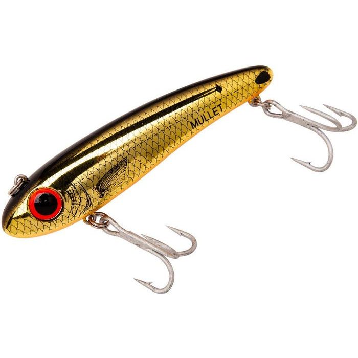 Bomber Lures Mullet 3 - 1/2" 5/8 Oz - CrankbaitBomber LuresGold/Black/OrangeFreshwater032256245768FishAndSave