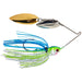 Booyah Finesse Covert Series 3/8 Oz White/Chartreuse/Blue - SpinnersBooyahBass719339123372FishAndSave