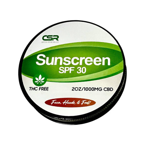 Catch Some Relief 1000mg CBD Infused Sunscreen 2 Oz Tin - OutdoorsCSRNew Arrival656382219846FishAndSave