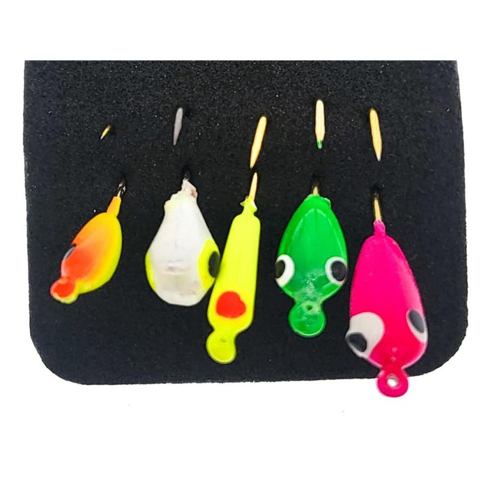 Celsius Ice Jigs 10 Qty 5 Assorted - JigsCelsiusFreshwater013893619679FishAndSave