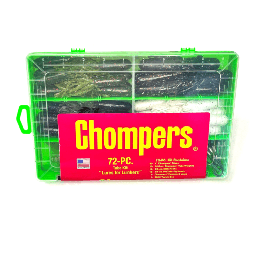 Chompers Ultra Pro Tube Kit 72 Pc Kit - PlasticsChompersBass786329013241FishAndSave